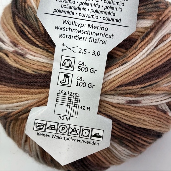 ONline Supersocke superwash sock yarn self-striping color 1711 Lot 36344 - Picture 4 of 4
